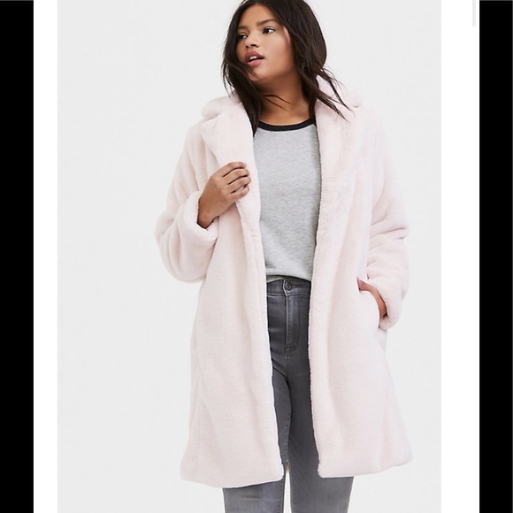Torrid Faux Fur Super Plush Coat - Picture 2 of 5